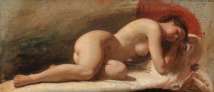 Study of a reclining female nude